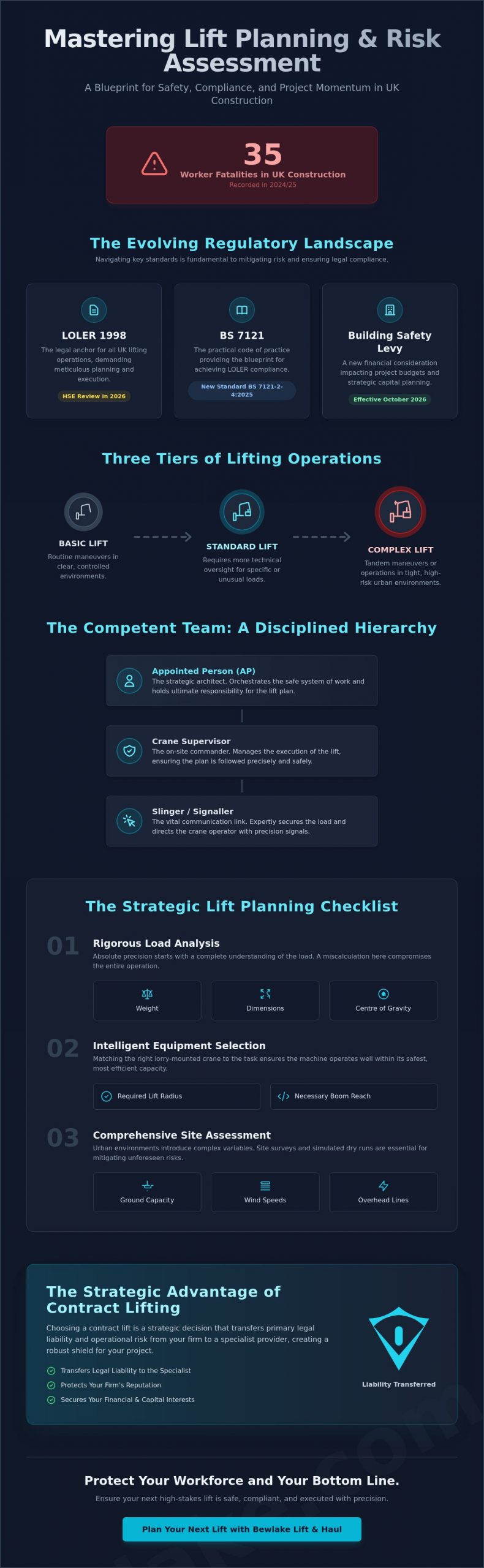 Lift Planning and Risk Assessment: A Strategic Checklist for UK Projects (2026)